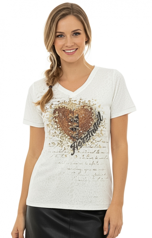 T-Shirt GERHILD offwhite