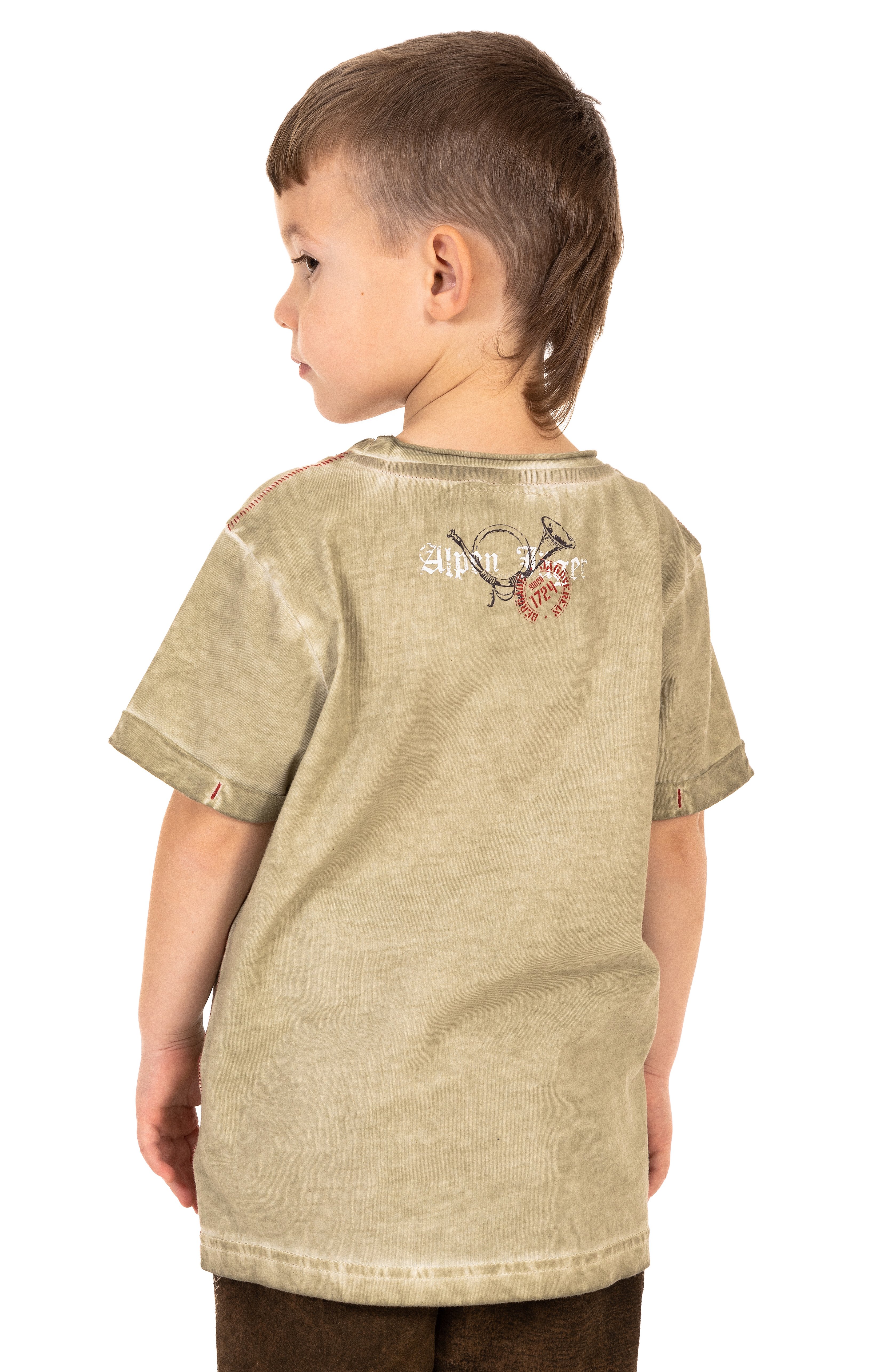 weitere Bilder von Kinderen tiroler overhemd M04 JAGDLIED KIDS beige