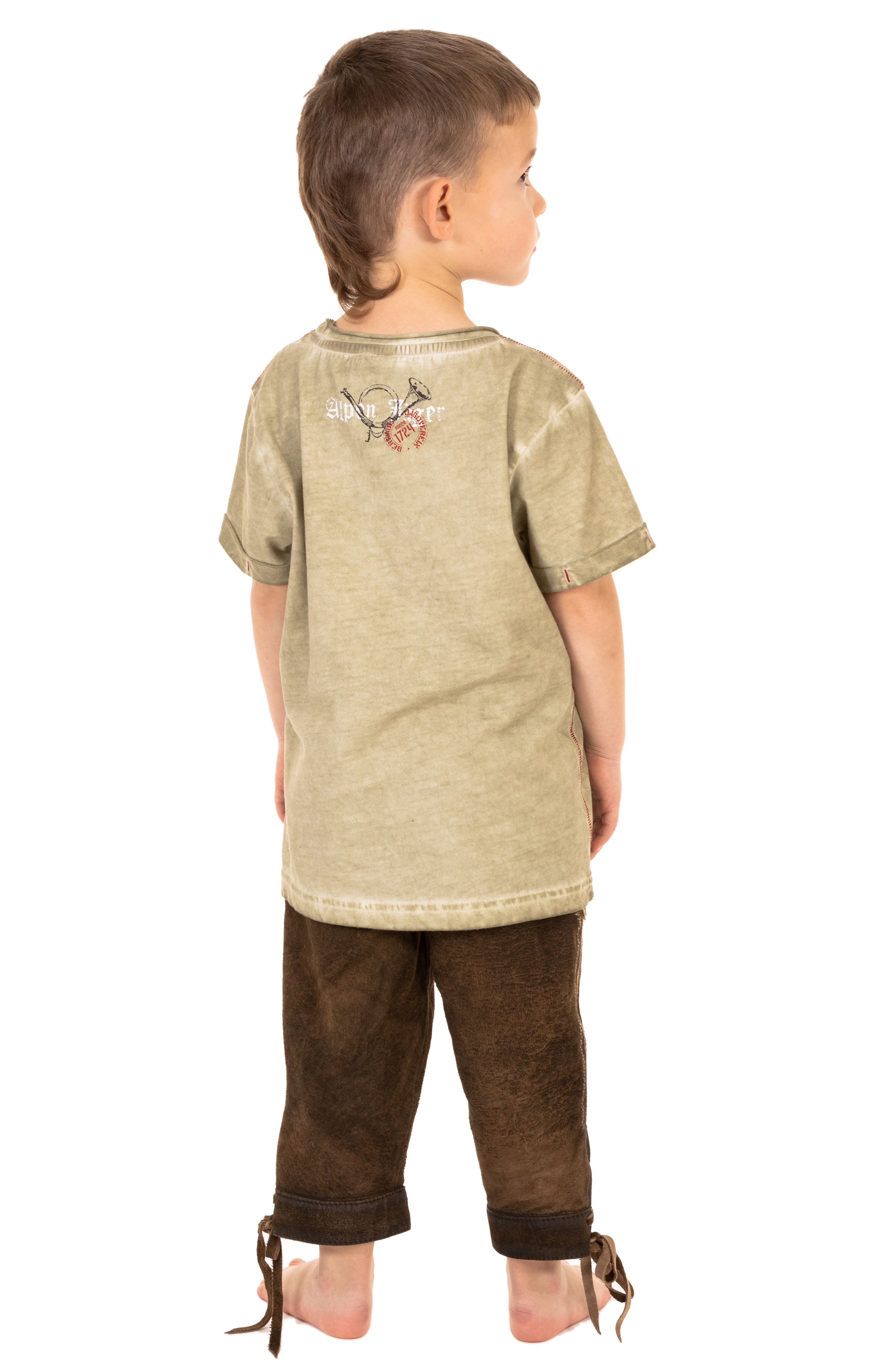 weitere Bilder von Kinderen tiroler overhemd M04 JAGDLIED KIDS beige