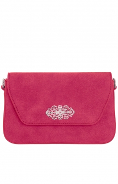 Trachtentasche mit Brosche 17201 pink Trachtentasche mit Brosche 17201 pink