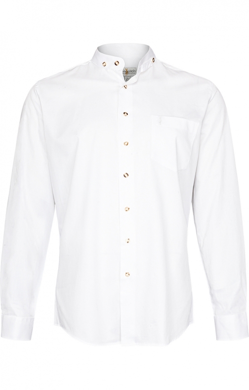 Klederdrachthemd LF133 wit (Slim Fit)