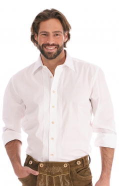 Klederdrachthemd ASCAN wit (Regular Fit) Klederdrachthemd ASCAN wit (Regular Fit)