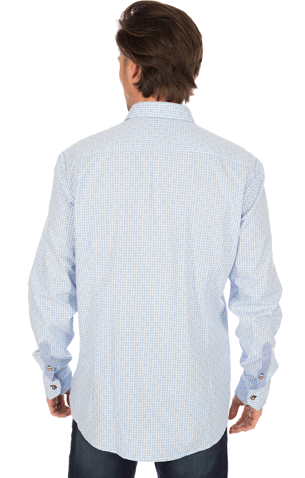 weitere Bilder von German traditional shirt long sleeve blue