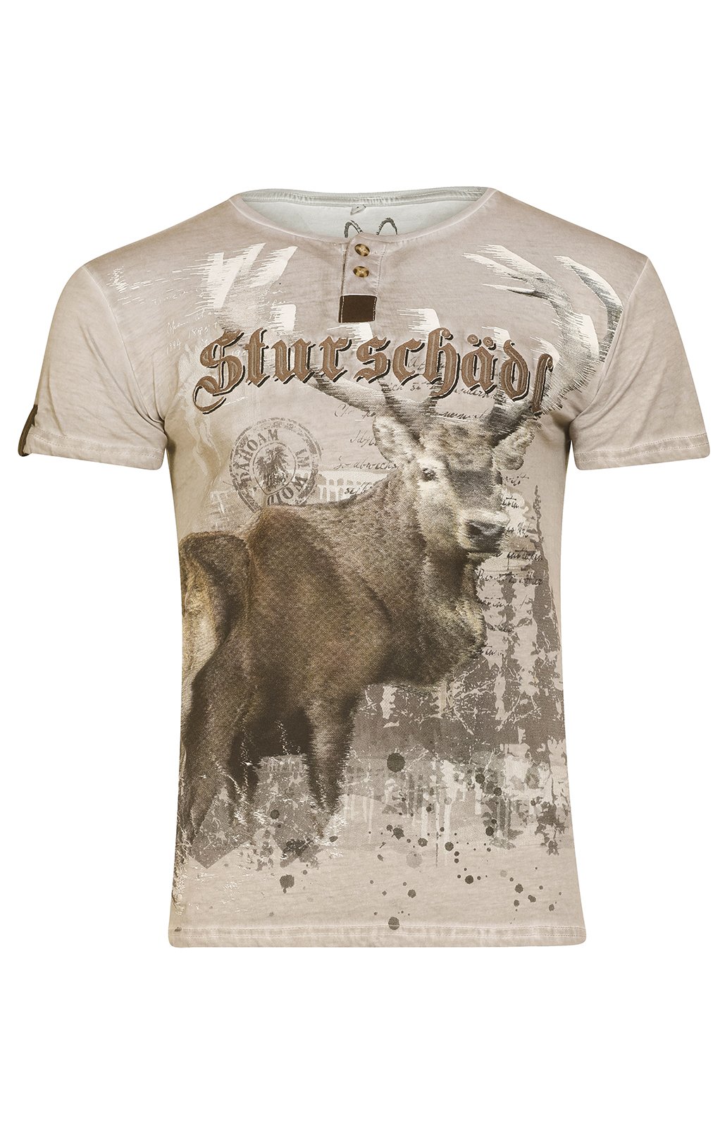 weitere Bilder von Traditional Tshirt STURSCHAEDL grigio