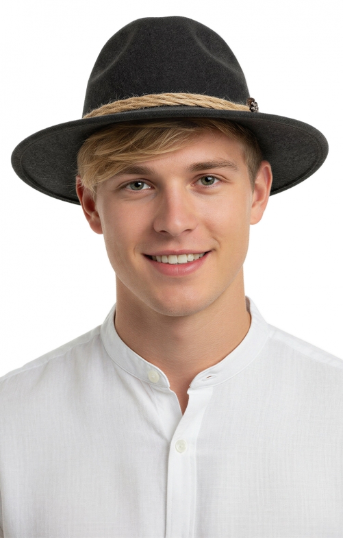 Trachtenhut 1013-1690A anthrazit