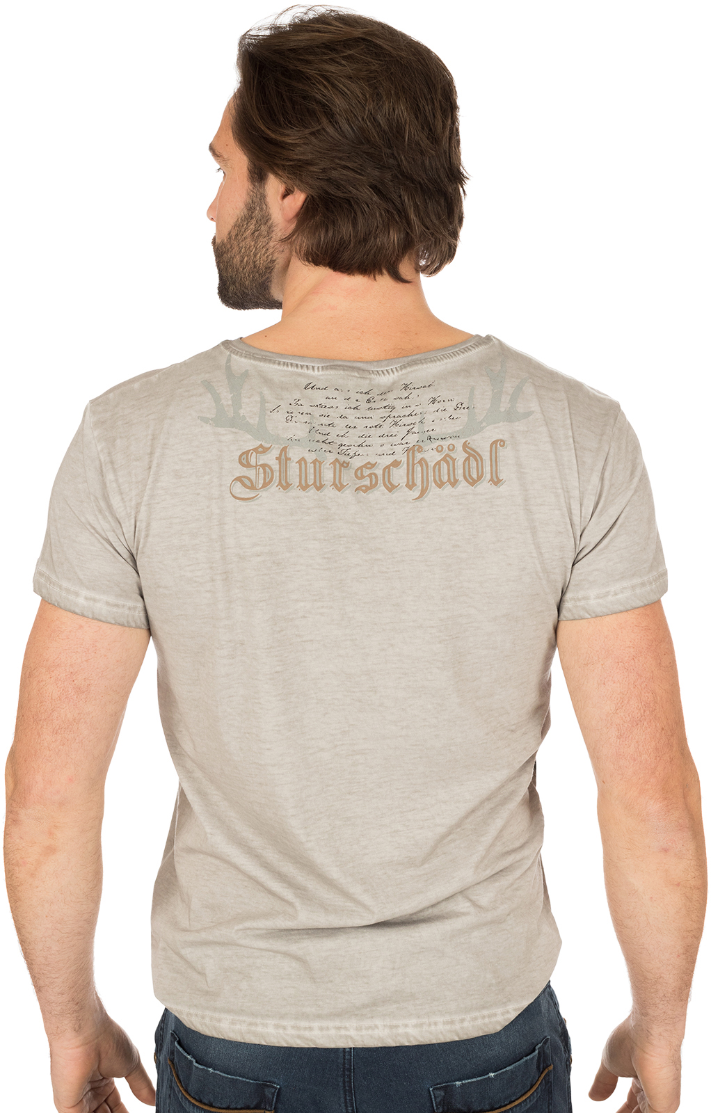 weitere Bilder von Traditional German T-Shirt STURSCHAEDL gray