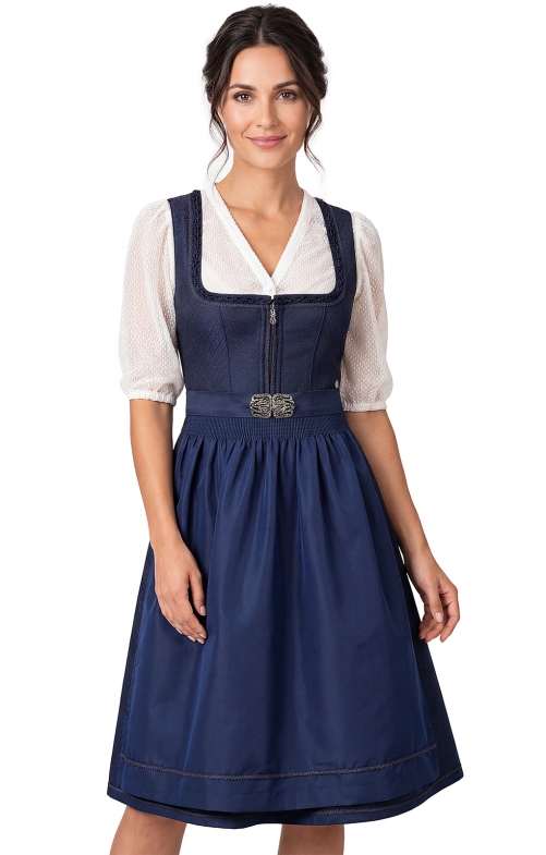 Mididirndl 65cm 2tlg. ESCHAU tinte