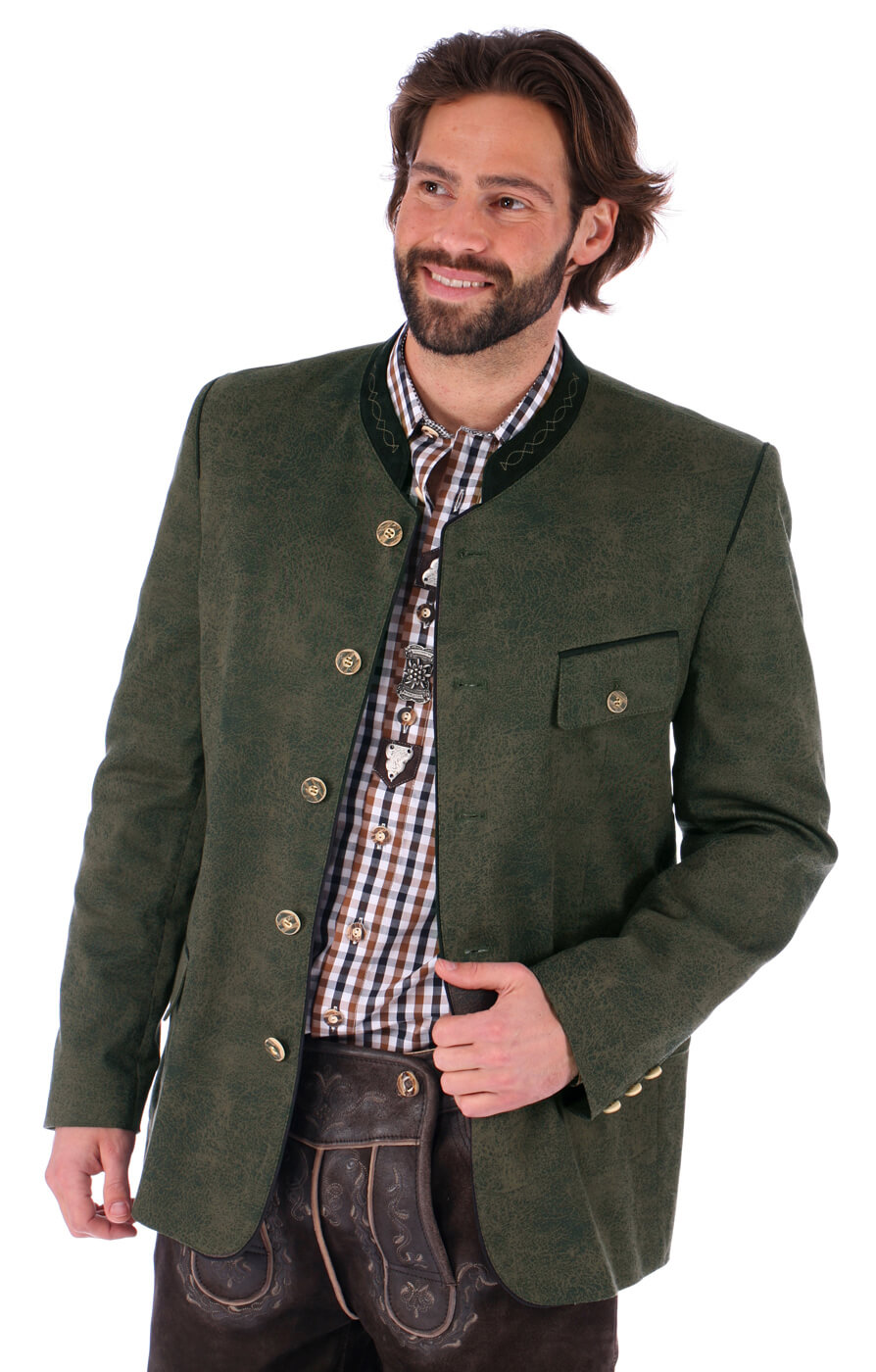 German traditional jacket Joscha green von OS-Trachten