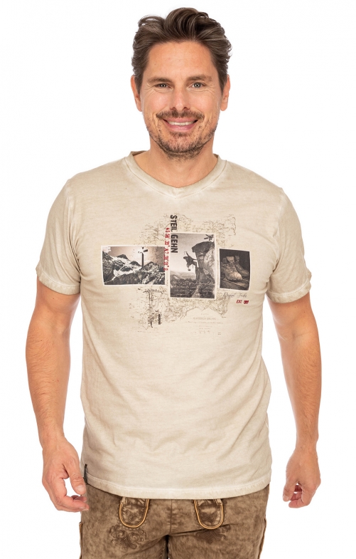 Uomo T-Shirt tradizionali THEODOR arenaria