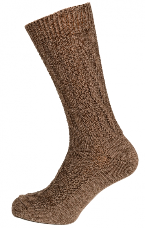 Traditional knee socks CS57 brown