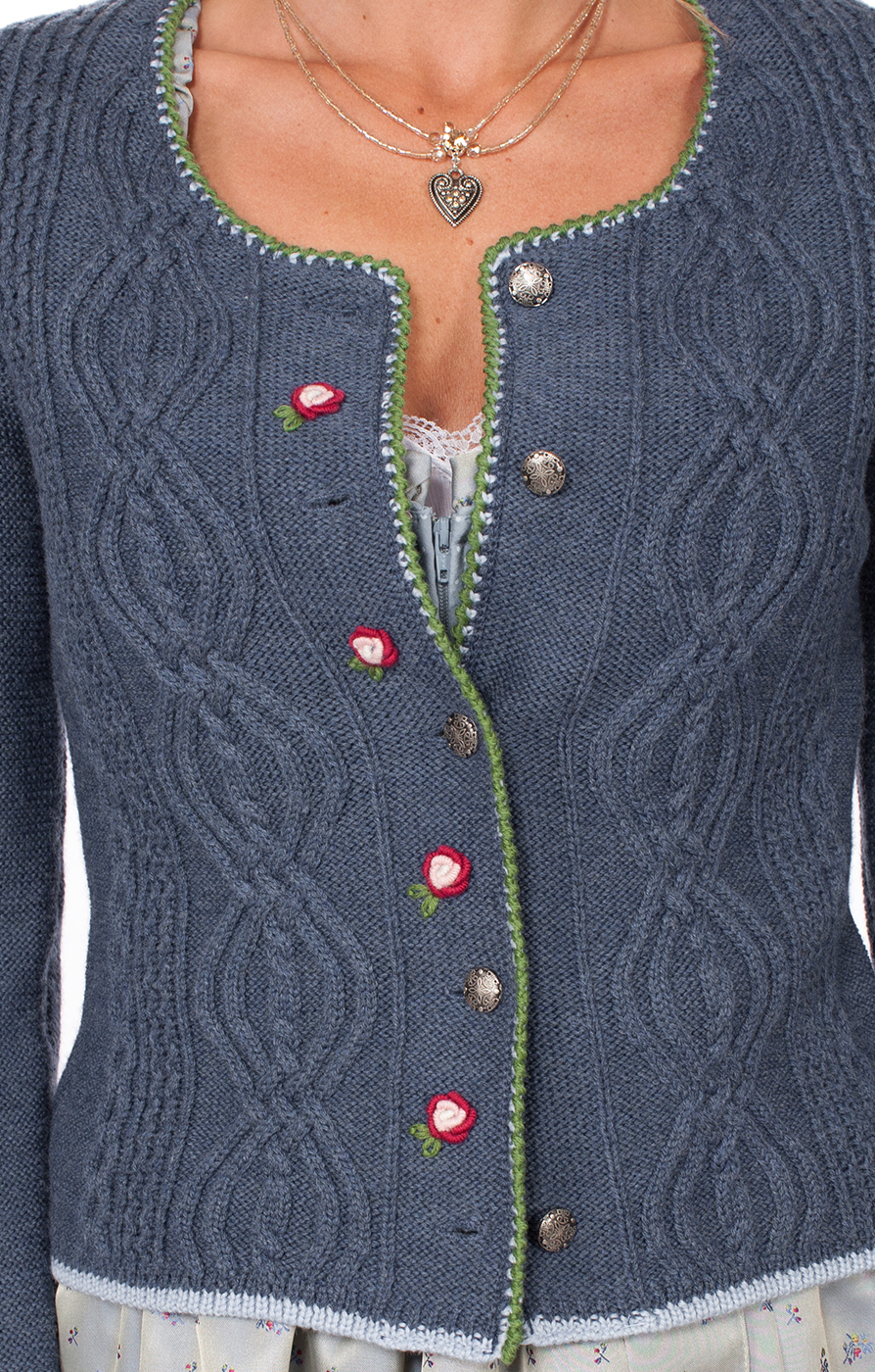 weitere Bilder von Traditional Cardigan Fancy jeansblue