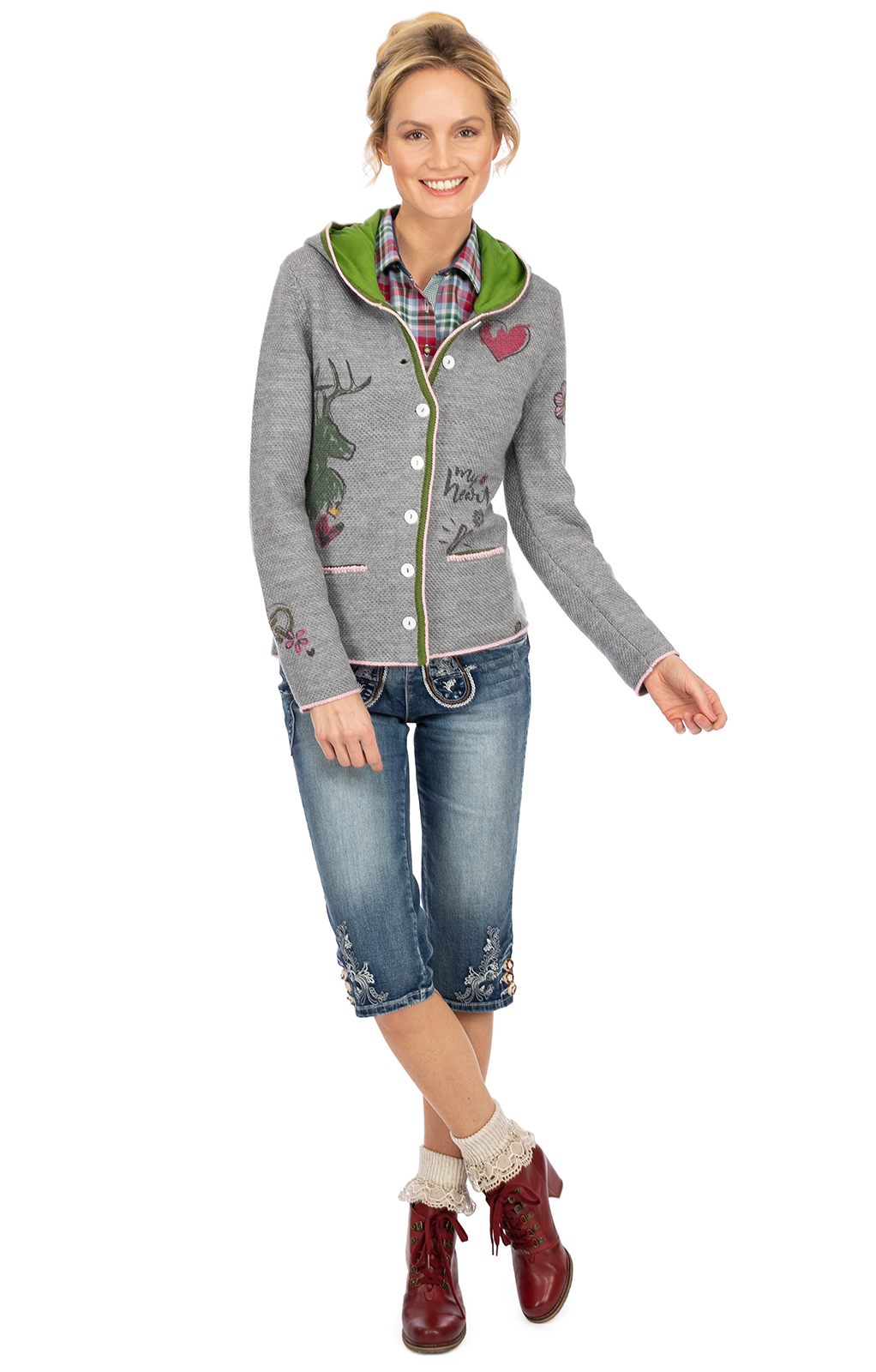 weitere Bilder von Traditional Cardigan NASSAU light gray