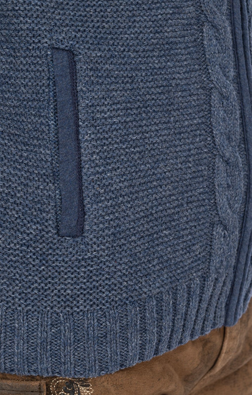 weitere Bilder von Traditional cardigan MERZEN jeansblue