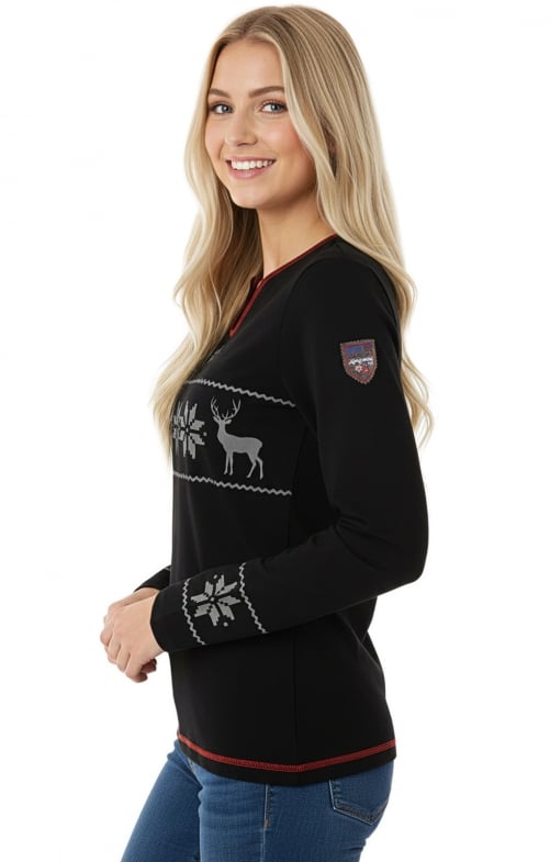 Langarmshirt THORAUALM schwarz