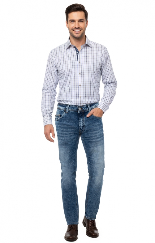 Jeans tradizionali Grüner Hirsch blu scuro