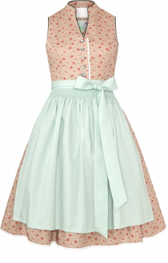 Midi Dirndl 2pcs. 60 cm YADE taupe 30 Midi Dirndl 2pcs. 60 cm YADE taupe 30