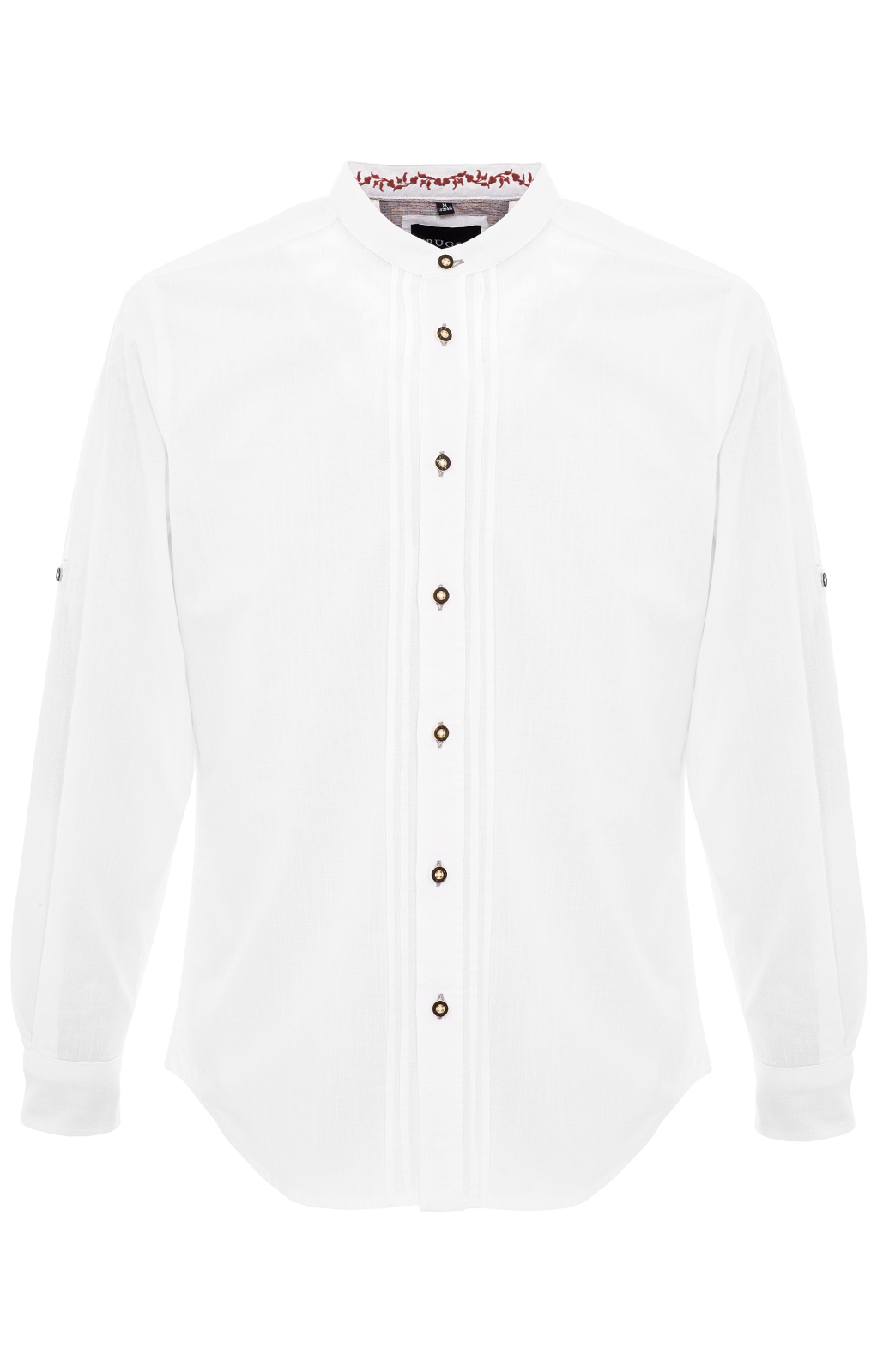 weitere Bilder von German traditional shirt JONAS white bordeaux
