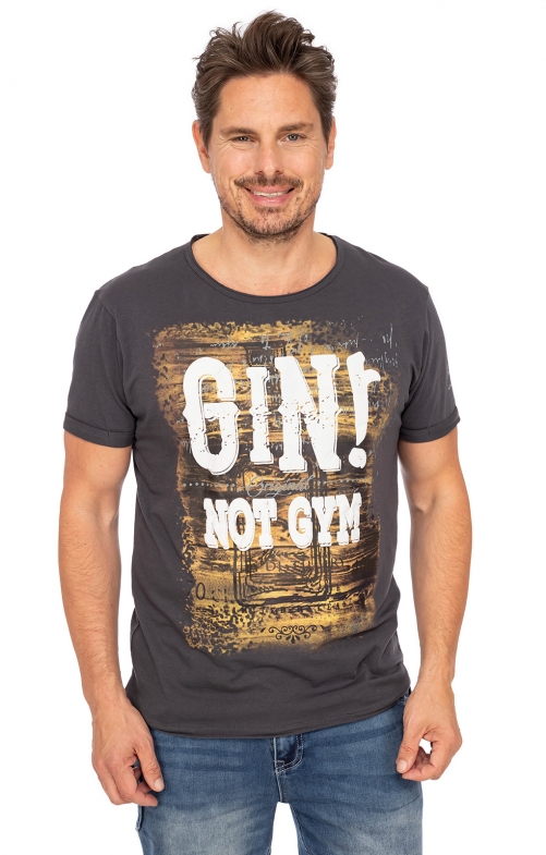 T-Shirt NOT-GYM anthrazit