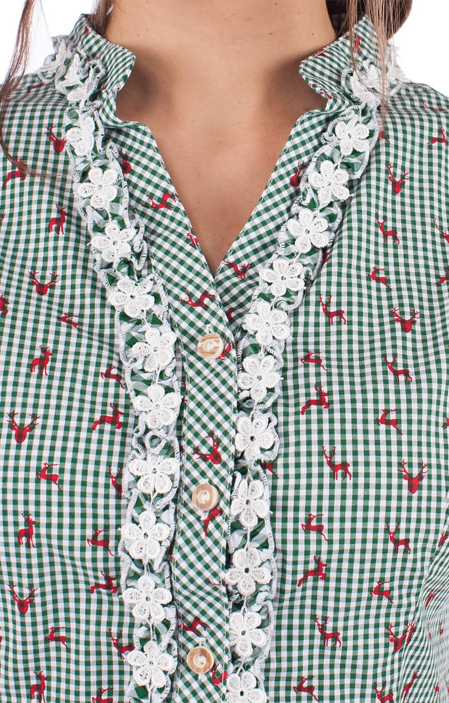 weitere Bilder von Trachten blouse BOBI-CO green