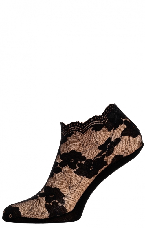 Sneaker in pizzo LIZZY, confezione da 2 paia, nero