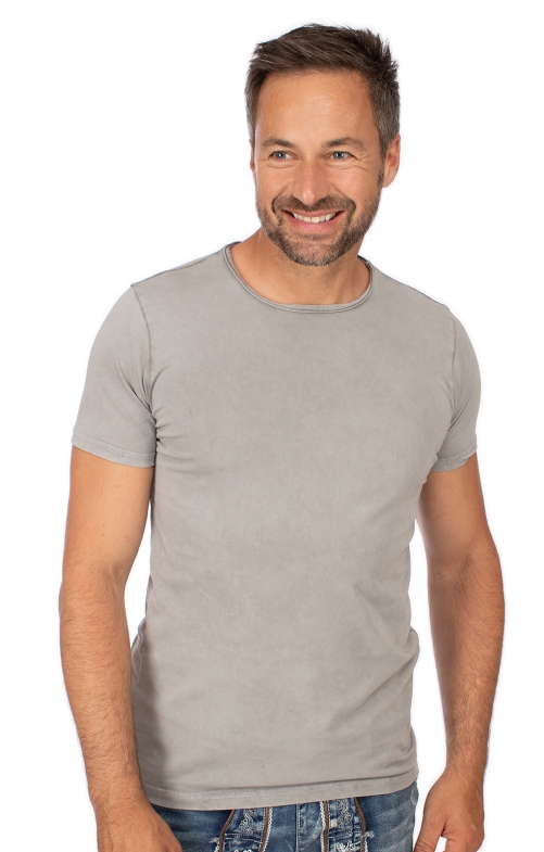 Herren T-Shirt BASIC hellgrau