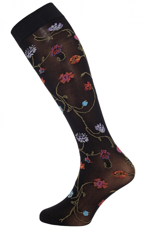 Tiroler sokken 01170-1 zwart