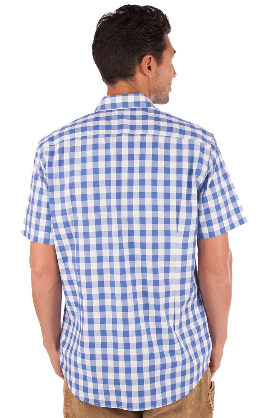 weitere Bilder von German traditional shirt Sonnblick blue