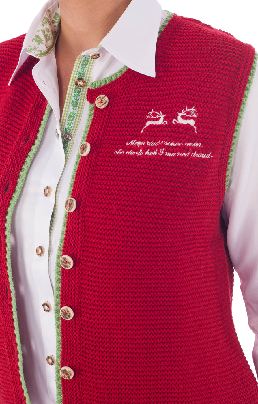 weitere Bilder von Traditional waistcoat Sontje red