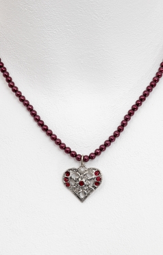 Perlenkette 1010-3590 bordeaux Perlenkette 1010-3590 bordeaux