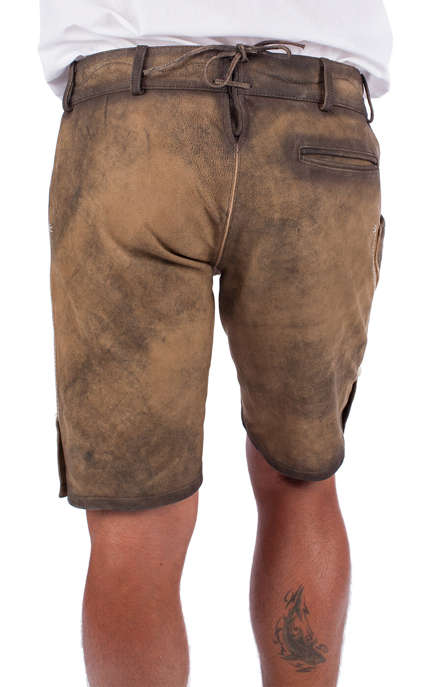 weitere Bilder von Trachten Lederhose Antonius mittelbraun