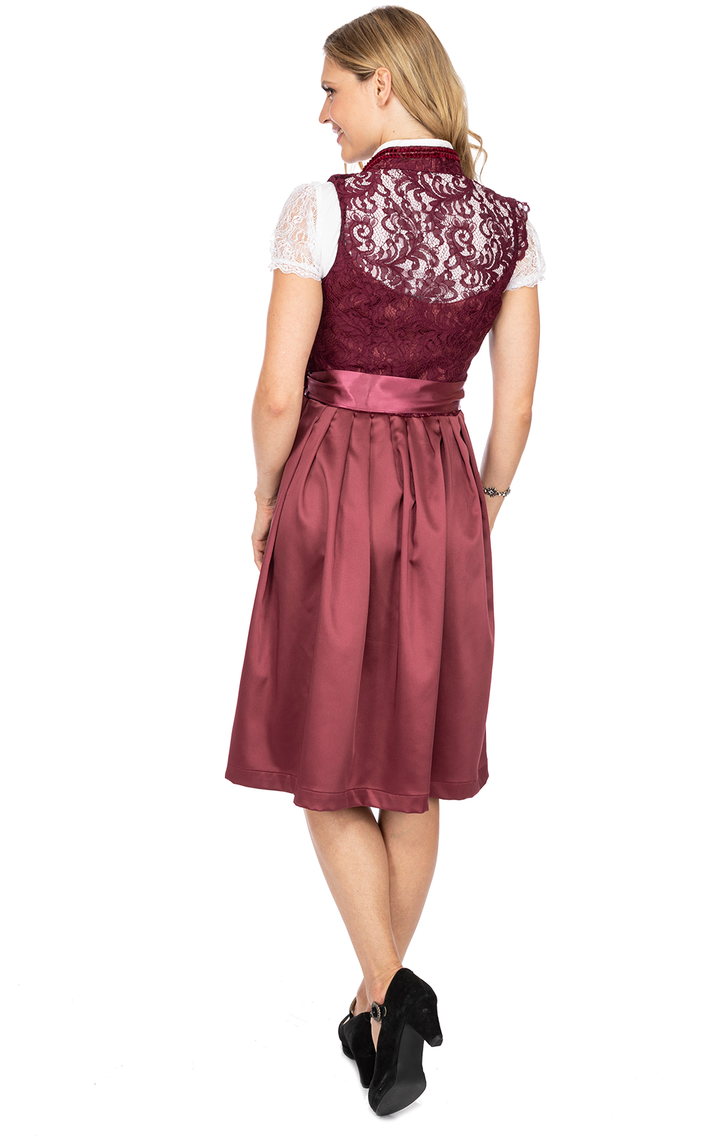 weitere Bilder von Mididirndl 2 delig 65cm RELANDA bordeaux