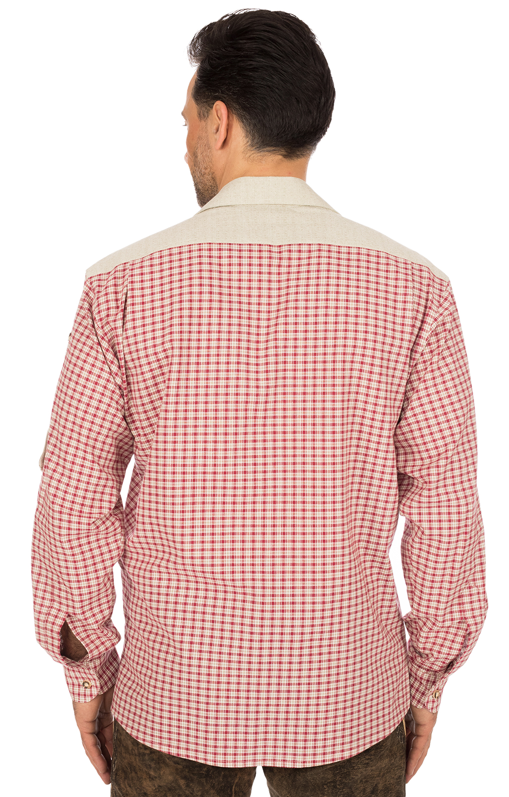 weitere Bilder von German traditional shirt long sleeve MATTHES red
