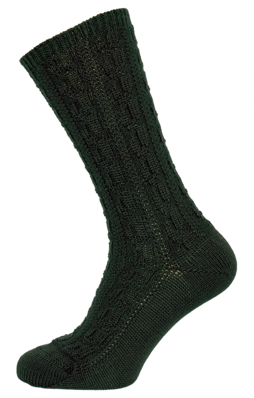Traditional sock L5697 loden green