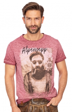 T-Shirt L10.1 - ALPENSEPP bordeaux T-Shirt L10.1 - ALPENSEPP bordeaux