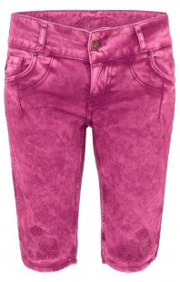 Trachtenjeans Damen Hendrina Bermuda - Denim | Hang Produktbild-Vorschau 2