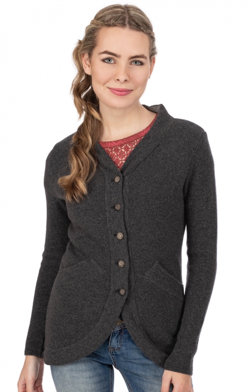 AlpSpur Damen Strickjacke LINA – Klassische Knopfjacke In 6 Farben (100% Baumwolle)