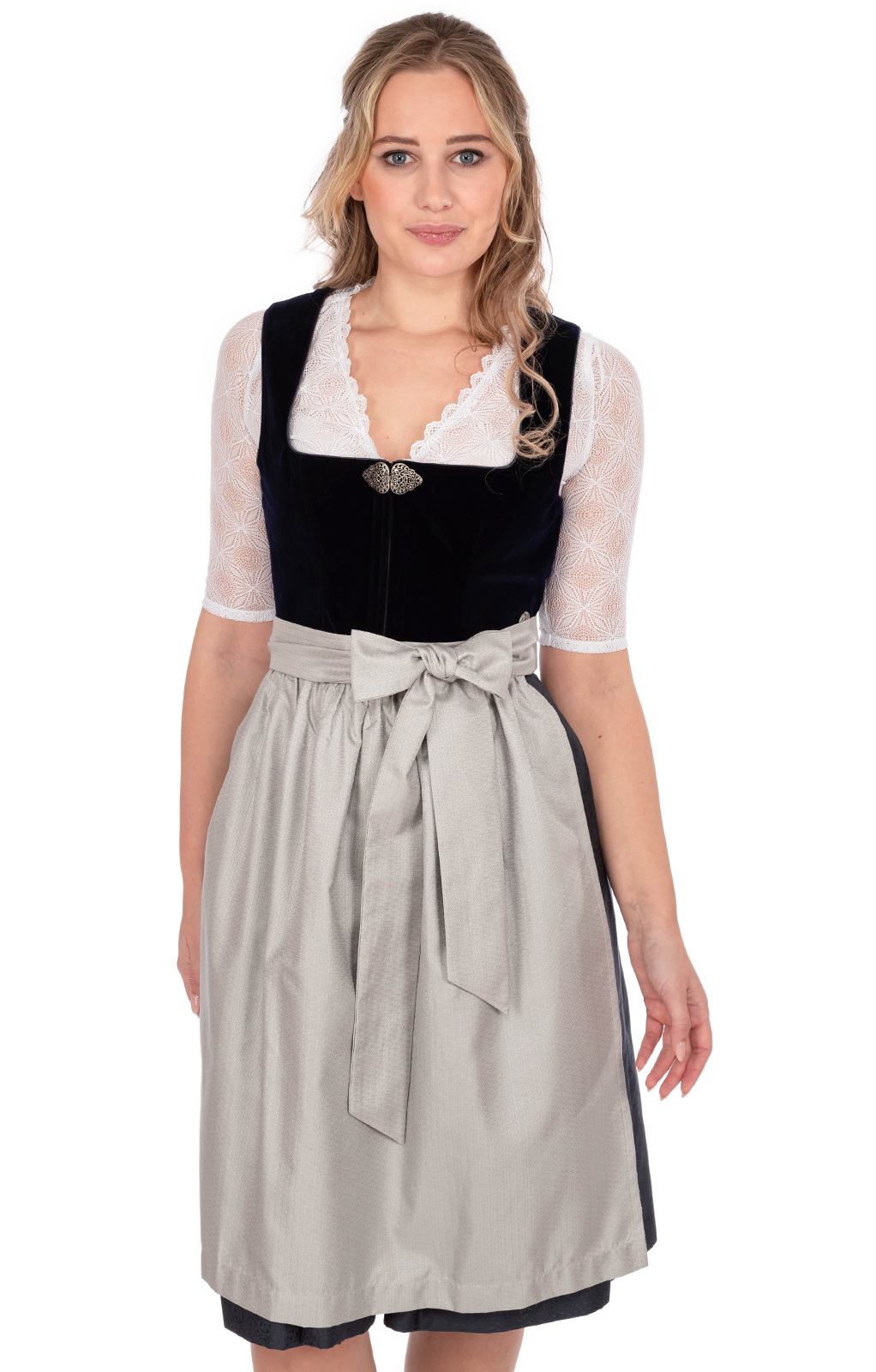 Dirndl Damen 70 Cm MarJo Dirndl Midi Dirndl 2tlg. - VERONIKA