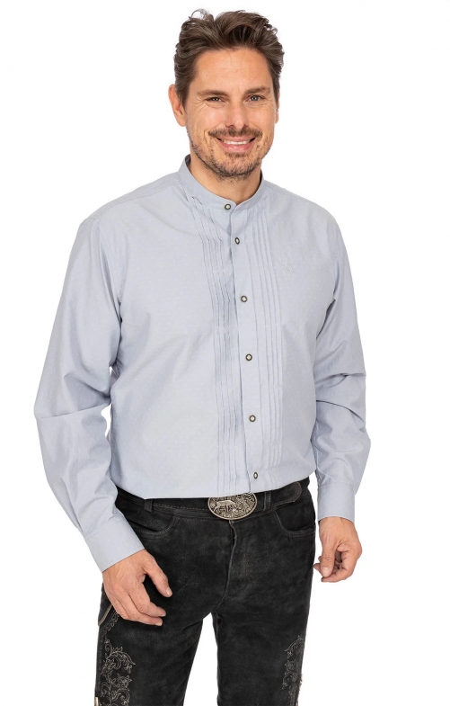 Camicie tradizionali 1/1 ERWIN azzuro (Perfekt Fit)