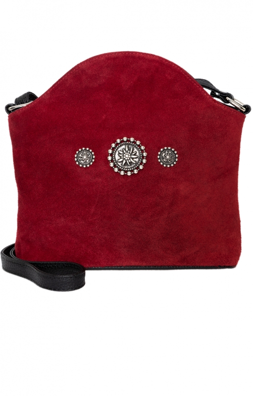 Traditional bag Edelweiss bordeaux