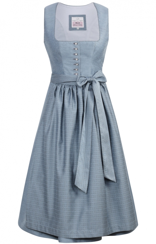 Dirndl 70cm 2tlg. WACKERSBERG vintage blue