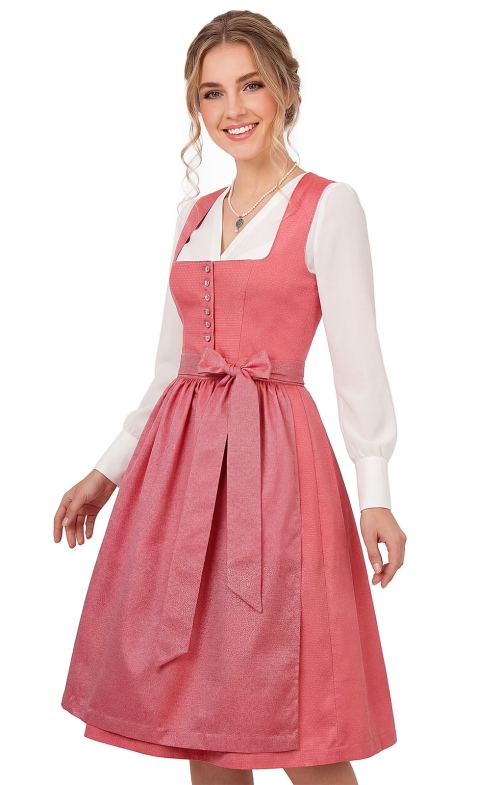 Dirndl 70cm 2tlg. WACKERSBERG koralle