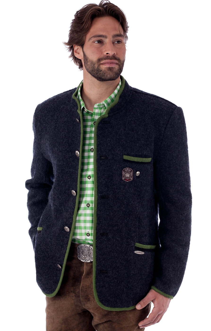 traditional jacket outdoor Birgel WJ grey grass von Spieth & Wensky