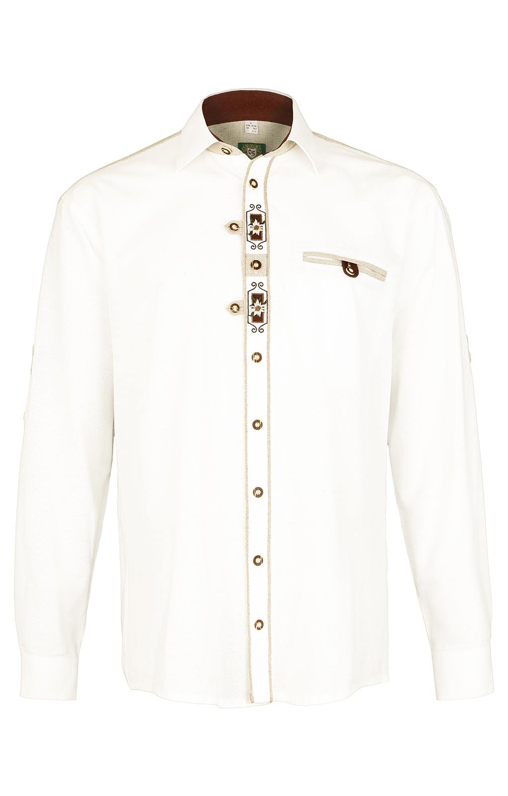 weitere Bilder von German traditional shirt VENDER white