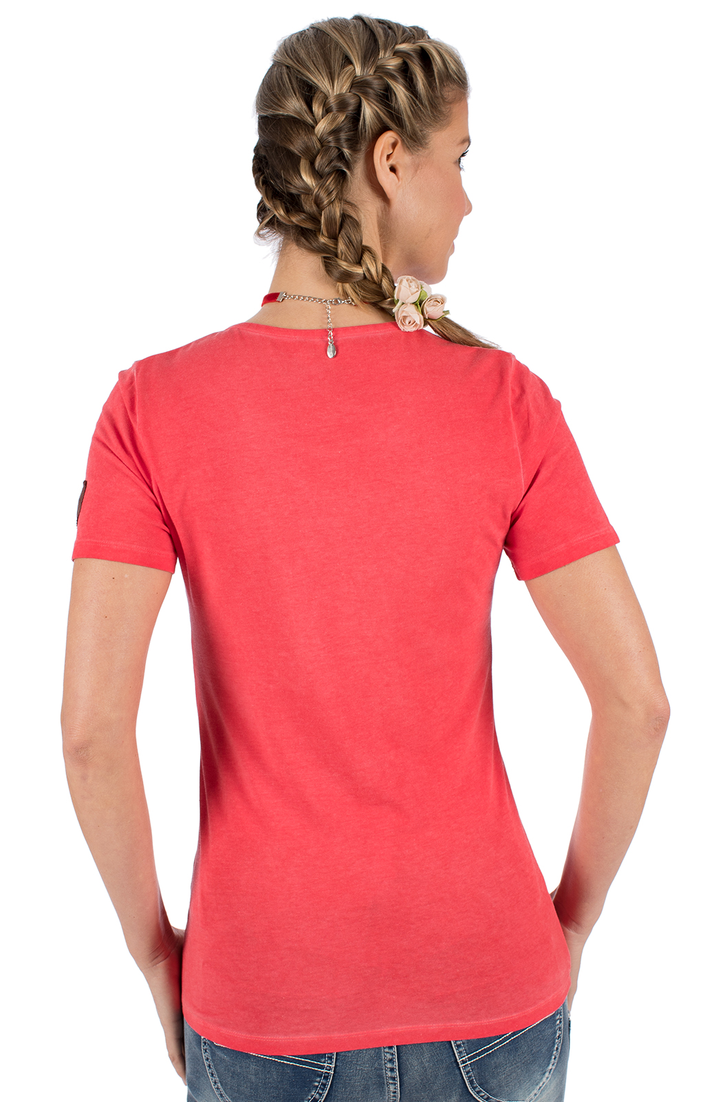 weitere Bilder von Trachten T-Shirt WALLERALM rot