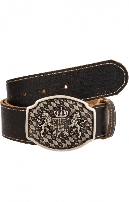 Cintura tradizionali 9040S190-11 marrone nero