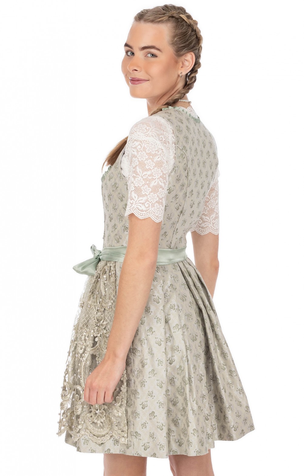 Krger Dirndl Dirndl and Dresses Mini 2pcs. 50cm KALINDA light green -  bestellen