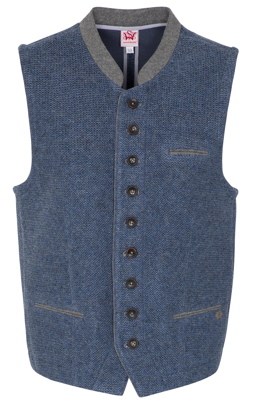 weitere Bilder von German knitted waistcoat KNALLER SW blauw