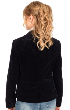 Cordjacke EDELFASAN dunkelblau Cordjacke EDELFASAN dunkelblau