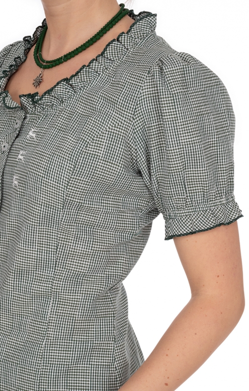 Bluse 451000-3515-56 trachtengrün