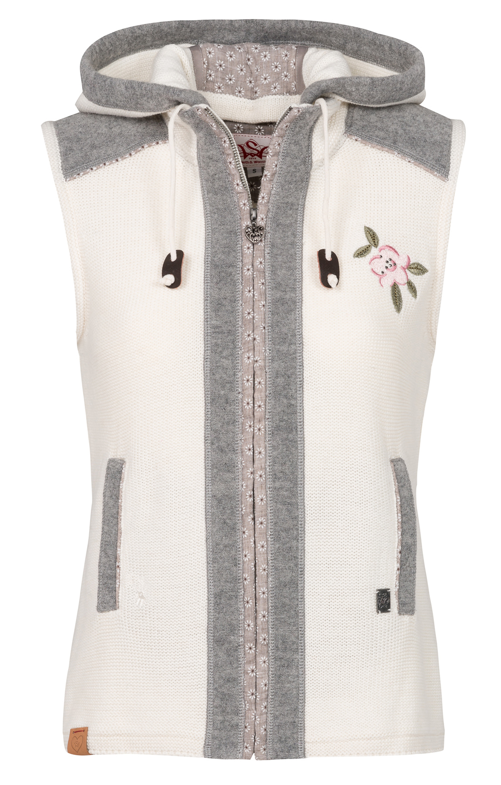 weitere Bilder von Gilet Costume Grain bianco